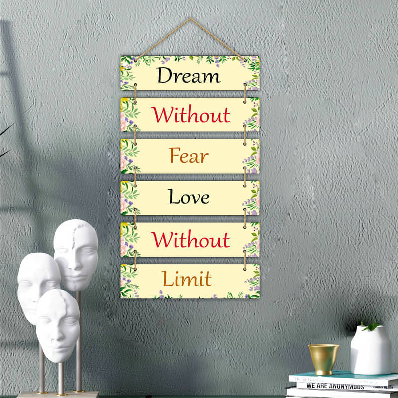     			Saf Wood Rectangular Decoratives Panel Multi - Pack of 6