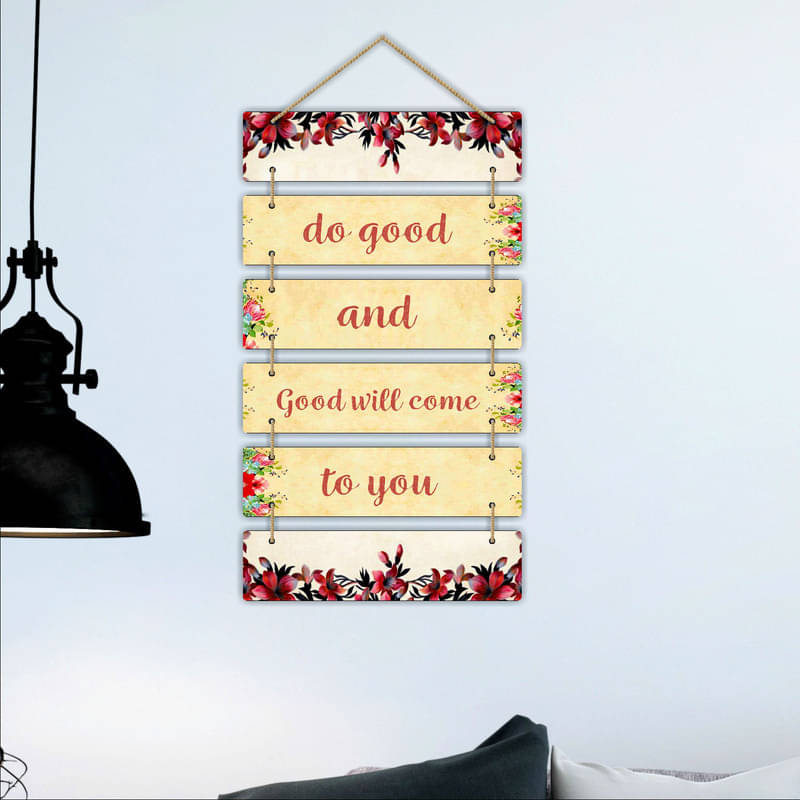     			Saf Wood Rectangular Decoratives Panel Multi - Pack of 6