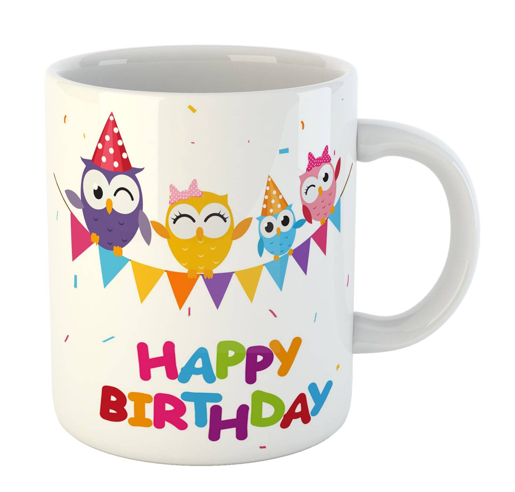     			Keviv - Multi Color Ceramic Coffee Mug ( Pack of 1 )