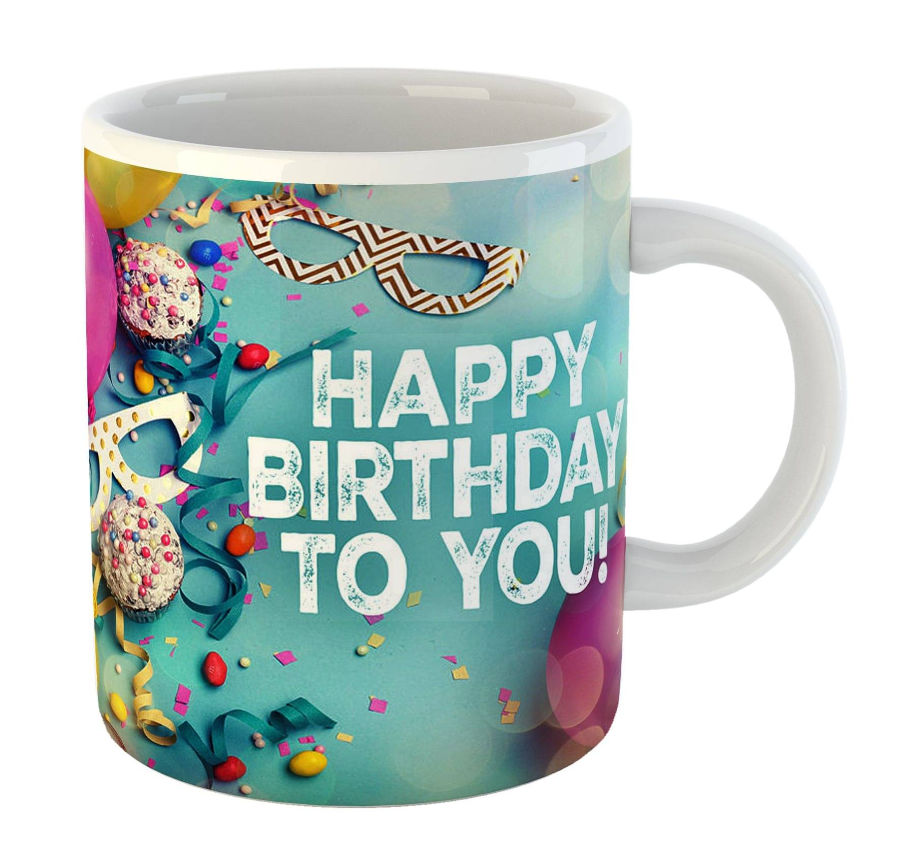     			Keviv - Multi Color Ceramic Coffee Mug ( Pack of 1 )