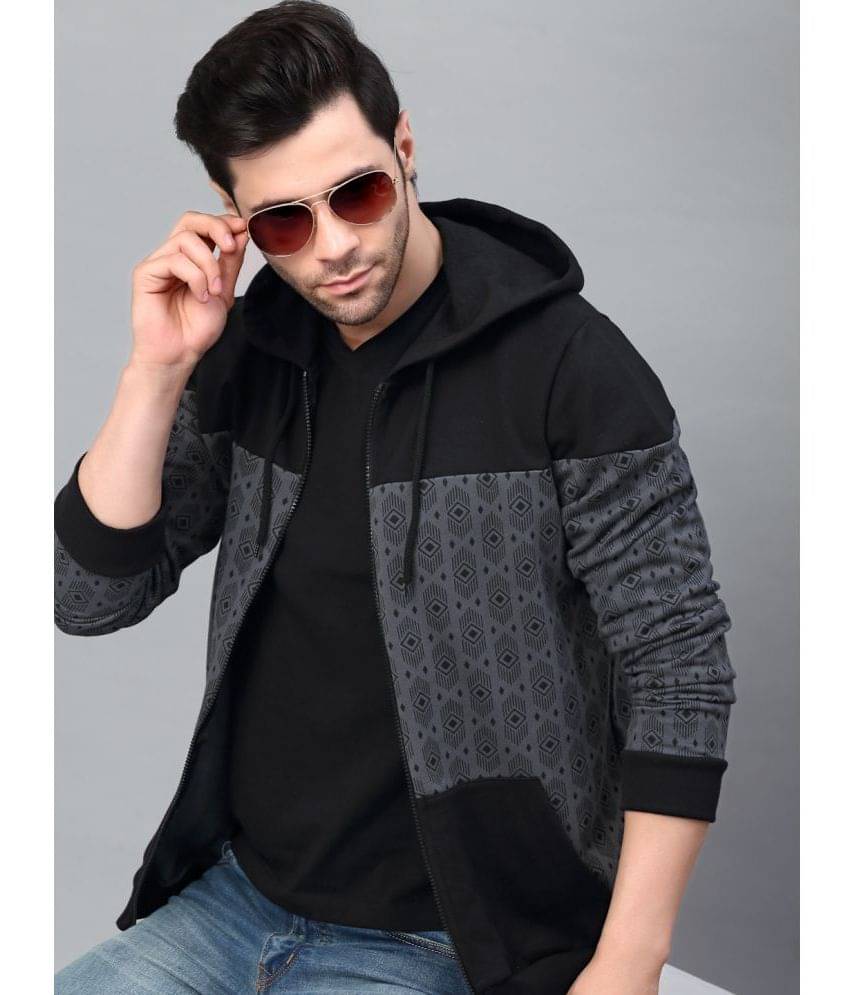 Rigo Fleece Men's Casual Jacket - Grey ( Pack of 1 ) Rigo Fleece Men's Casual Jacket - Grey ( Pack of 1 )