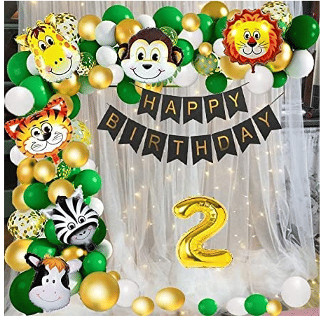     			Blooms  Mall Forest Theme Birthday Party Decoration KIT