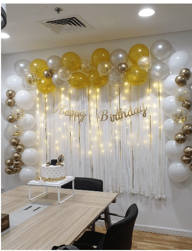 Blooms Mall white silver & golden theme combo Blooms Mall white silver & golden theme combo