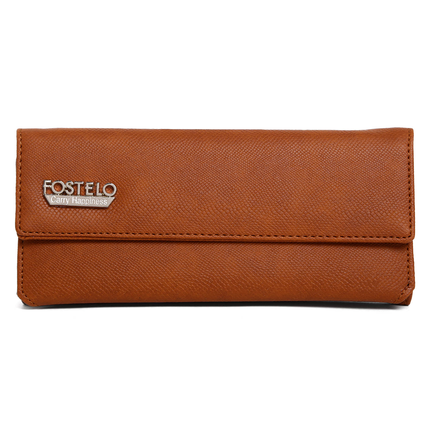     			Fostelo - Tan Faux Leather Purse