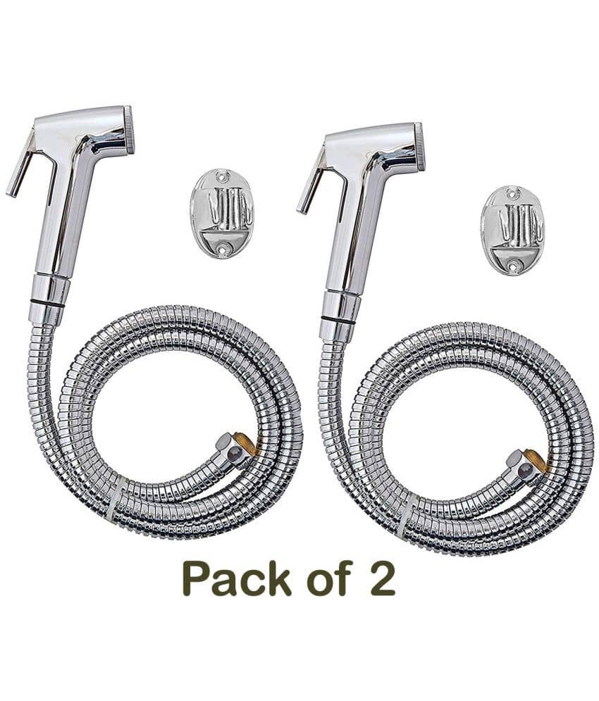BathEstore Plastic(ABS) Health Faucet (Water Sprayer) Pack of 2