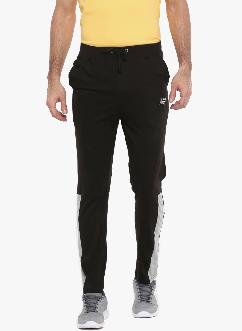 Force NXT - Black Cotton Men's Trackpants ( Pack of 1 ) - Track Pants | Buy online on ZillyBuy