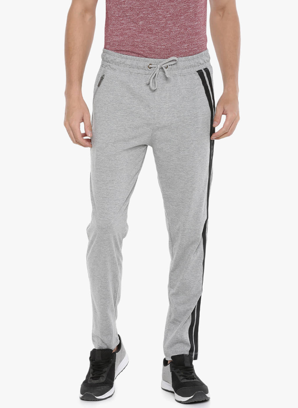 Force NXT - Grey Cotton Men's Trackpants ( Pack of 1 ) - Track Pants | Buy online on ZillyBuy