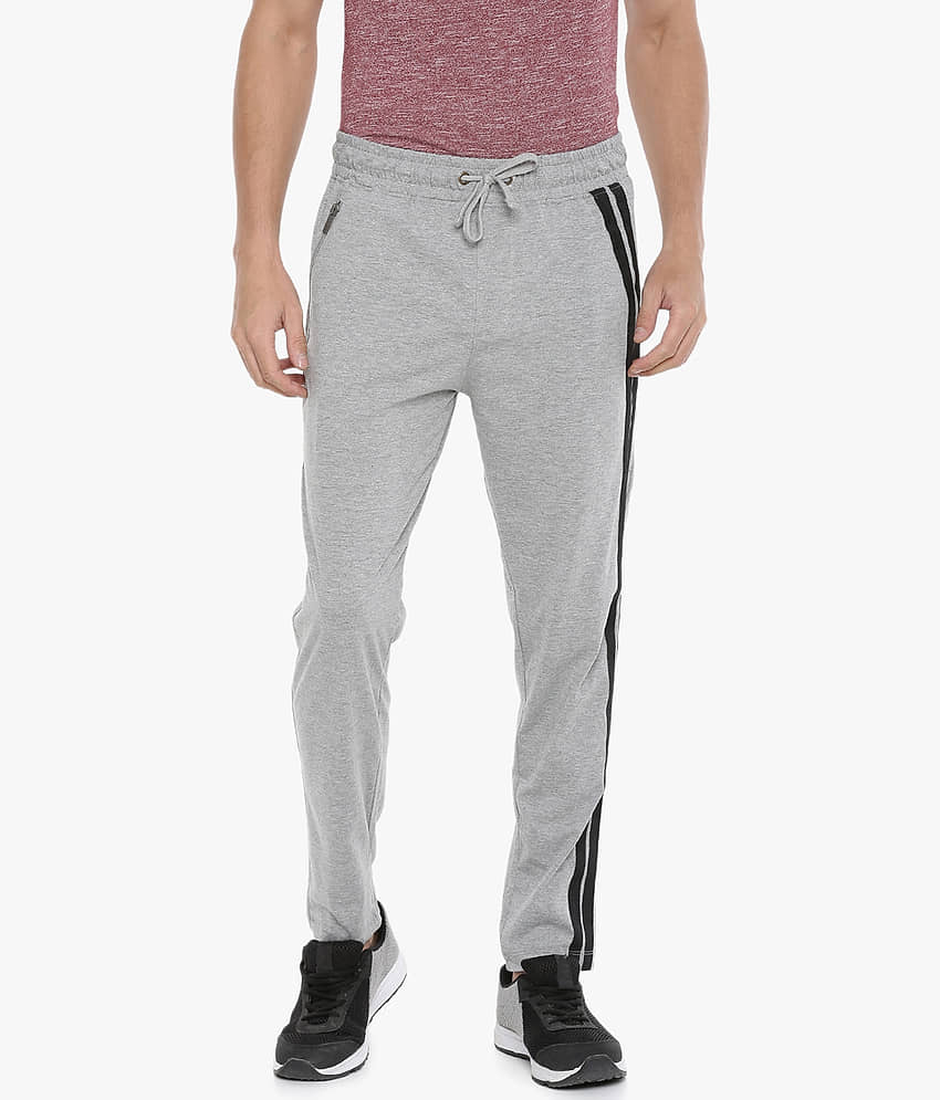 Force NXT - Grey Cotton Men's Trackpants ( Pack of 1 ) - Track Pants | Buy online on ZillyBuy