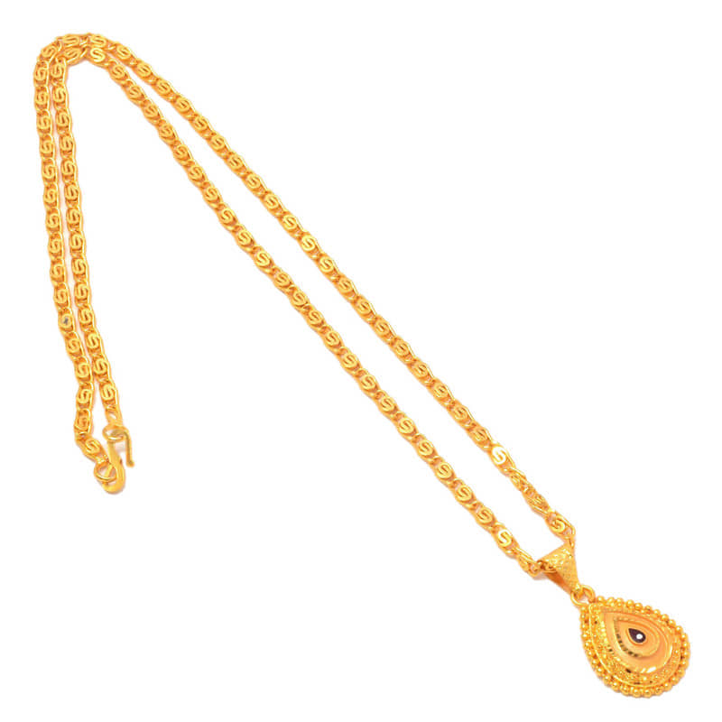 Jewarhaat - Golden Pendant ( Pack of 1 )