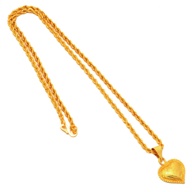 Jewarhaat - Golden Pendant ( Pack of 1 )