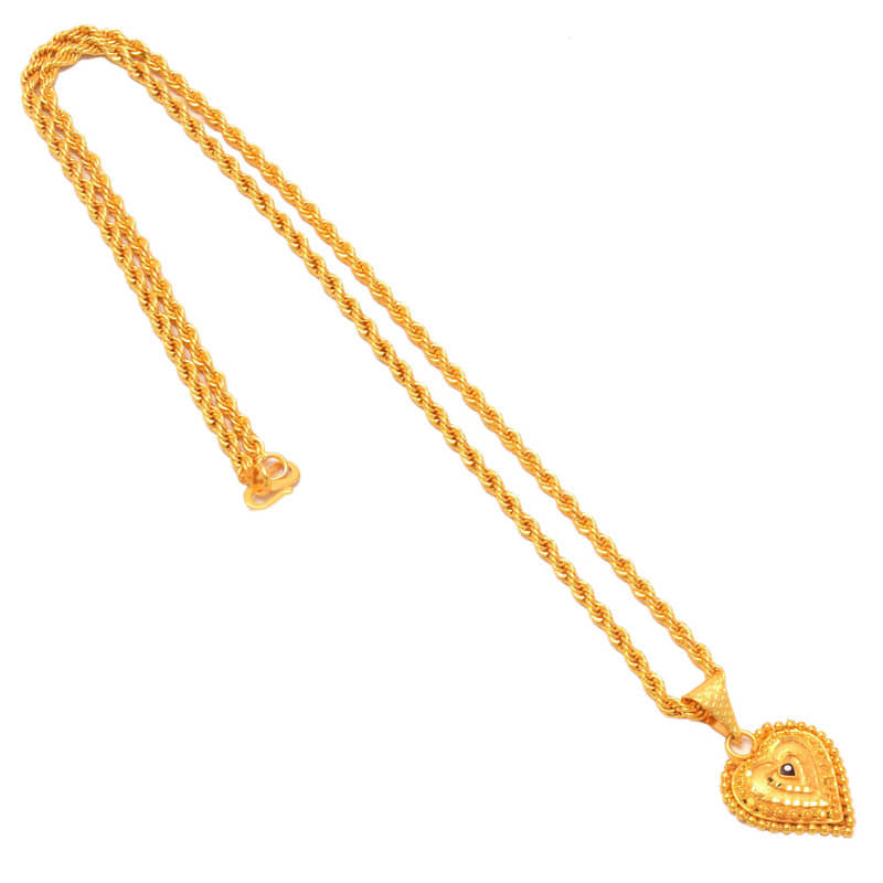 Jewarhaat - Golden Pendant ( Pack of 1 )