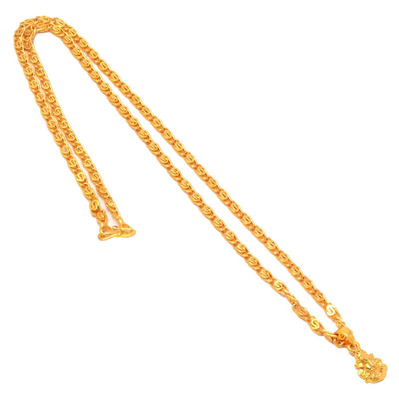 Jewarhaat - Golden Pendant ( Pack of 1 )