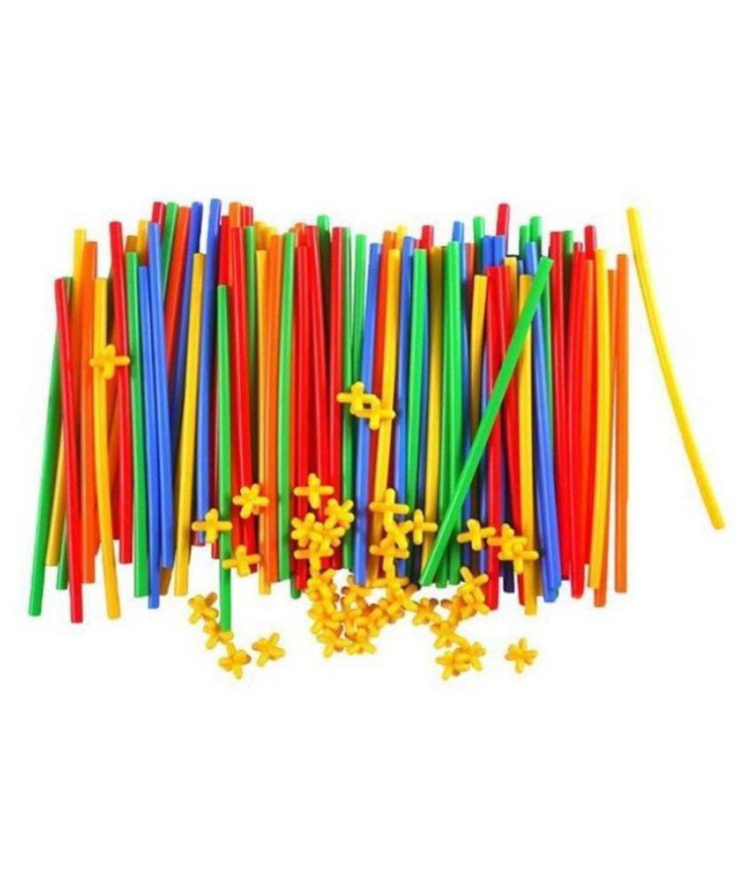     			THRIFTKART BUILD YOUR CREATIVITY DIY Colorful Educational Smart City Assembly Sticks