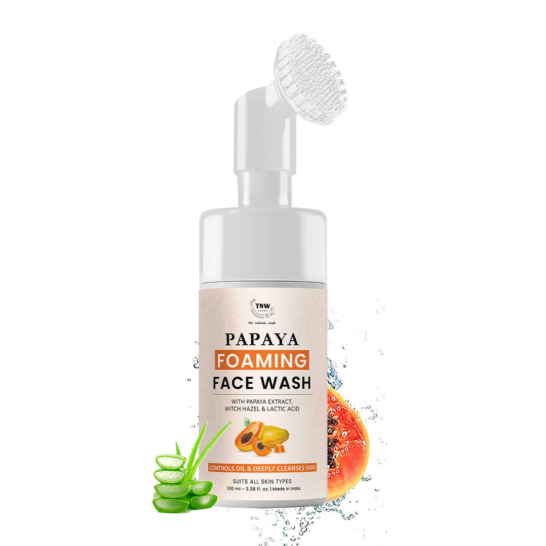 TNW - The Natural Wash Papaya Foaming Face Wash For Improving Skin Tone, 100Ml TNW - The Natural Wash Papaya Foaming Face Wash For Improving Skin Tone, 100Ml