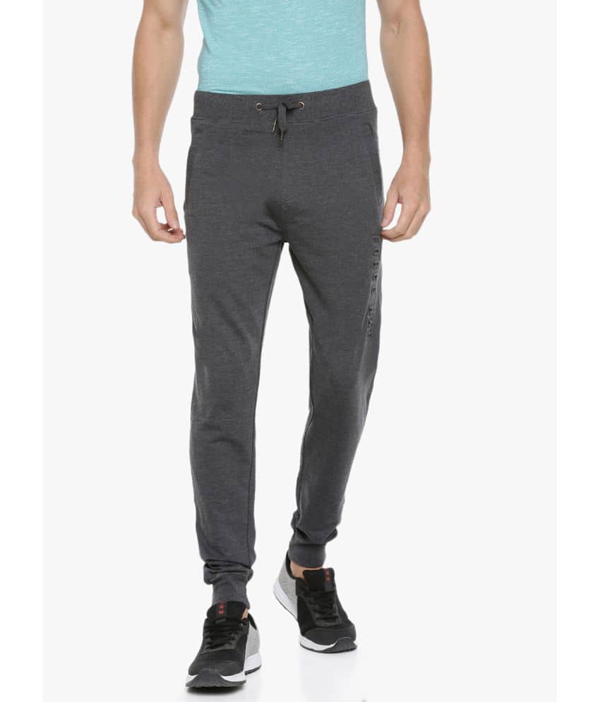 Force NXT - Grey Cotton Men's Joggers ( Pack of 1 ) - Track Pants | Buy online on ZillyBuy