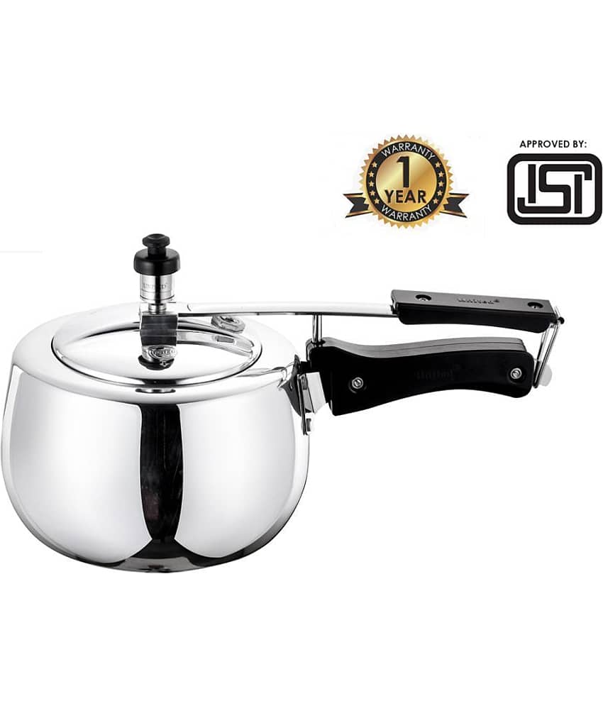Prestige Popular L,2 L Stainless Steel Pressure Cooker Combo