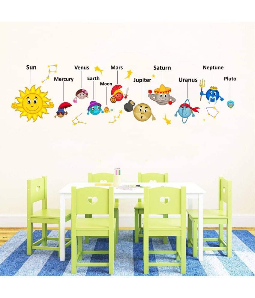 Asmi Collection Solar System for Kids Room Wall Sticker ( 41 x 145 cms ) Asmi Collection Solar System for Kids Room Wall Sticker ( 41 x 145 cms )