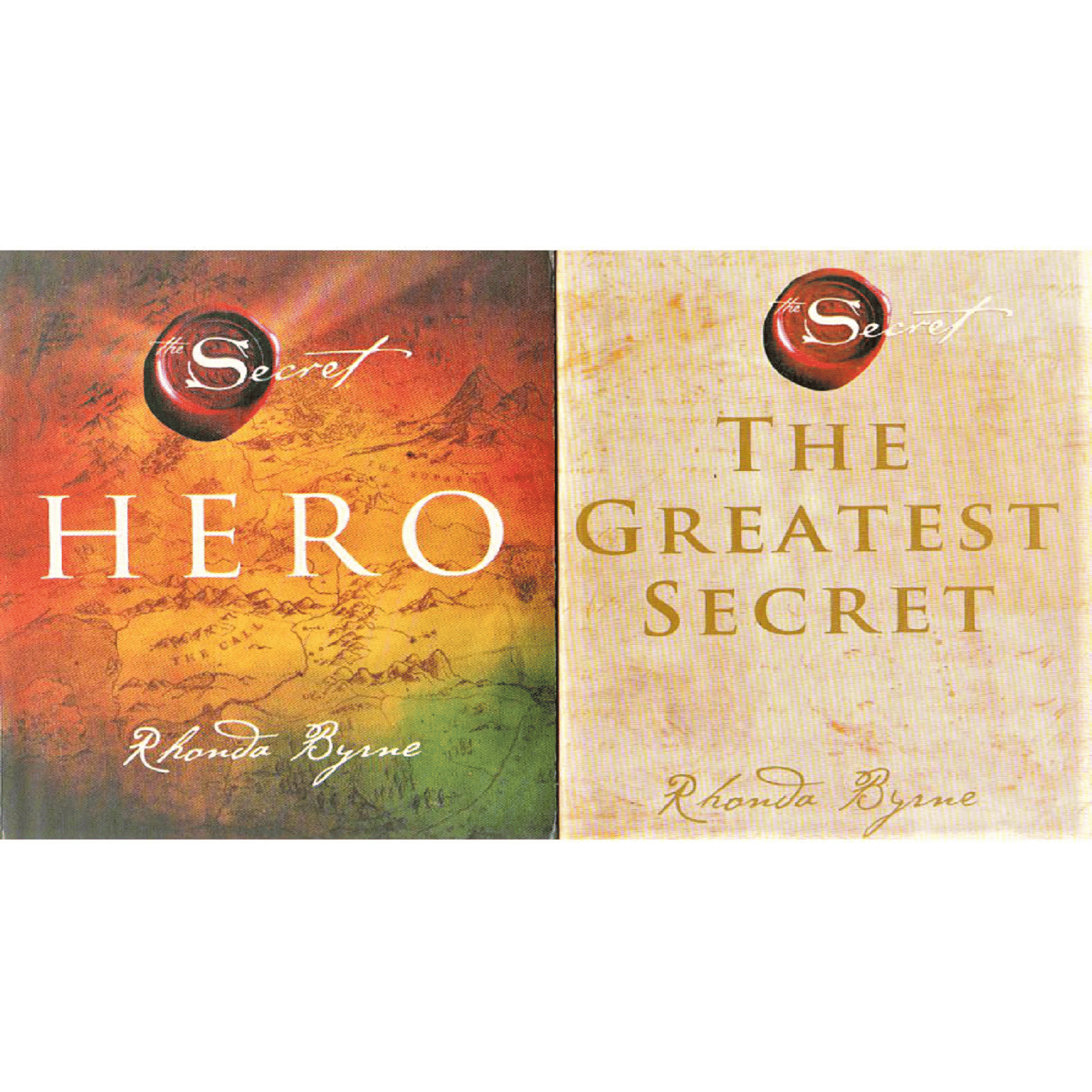 Combo 2 THE GREATEST SECRET AND HERO TWO GREAT BOOKS SET- BY RHONDA BYRNE. Combo 2 THE GREATEST SECRET AND HERO TWO GREAT BOOKS SET- BY RHONDA BYRNE.