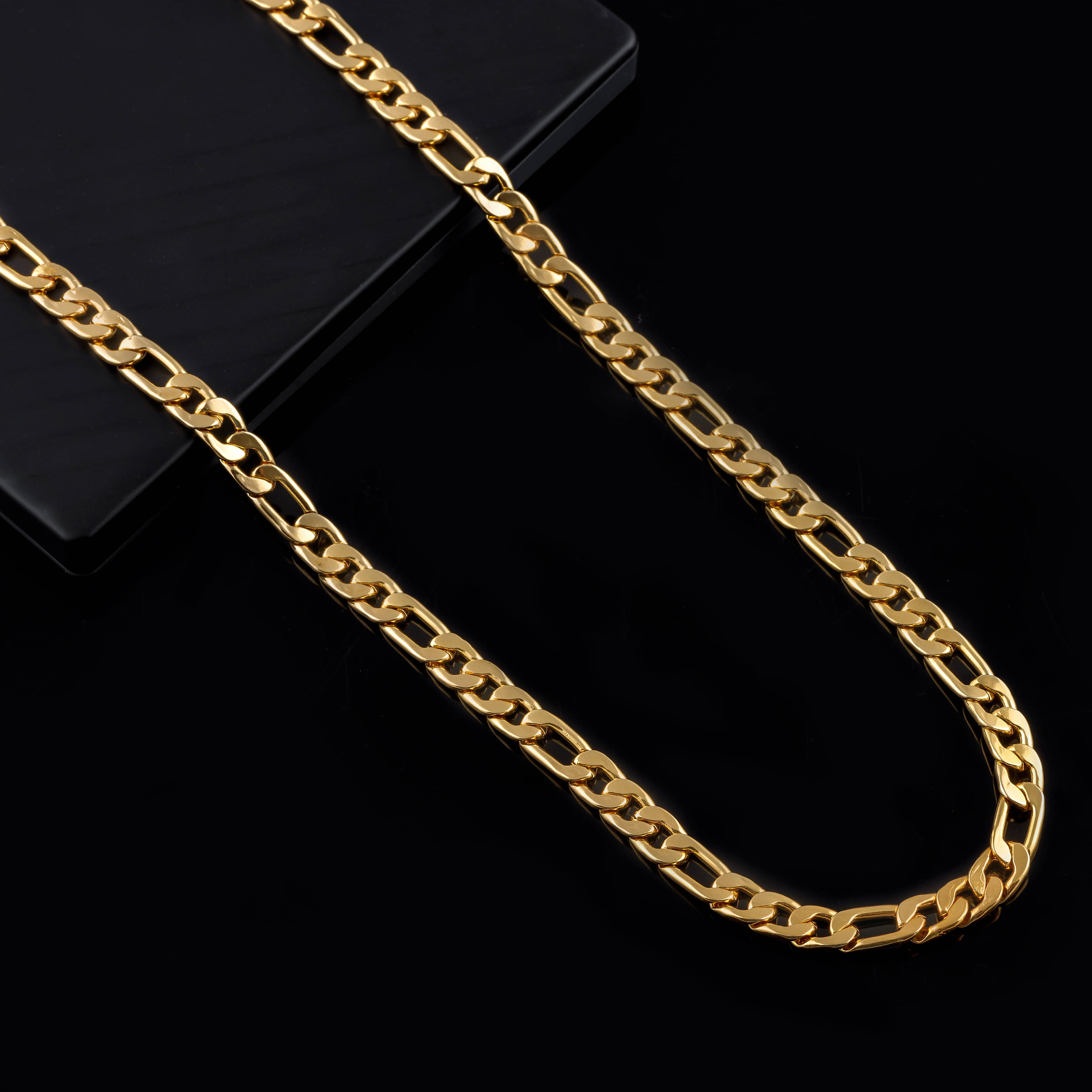     			MGSV Gold Plated Alloy Chain ( Pack of 1 )