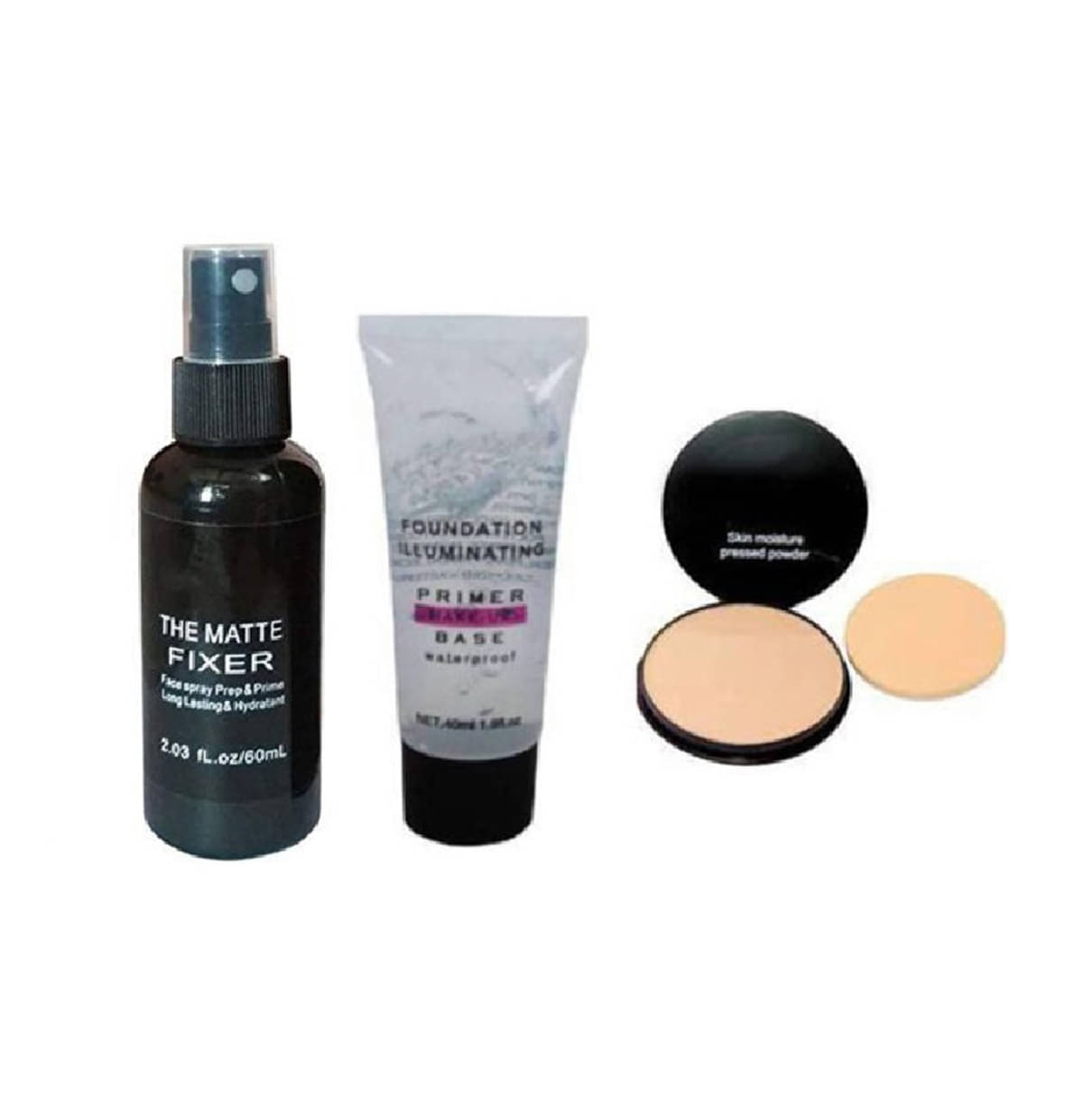 RTB Makeup Primer, Compact & Face Makeup Setting Spray Pack of 3 100     			RTB Makeup Primer, Compact & Face Makeup Setting Spray Pack of 3 100