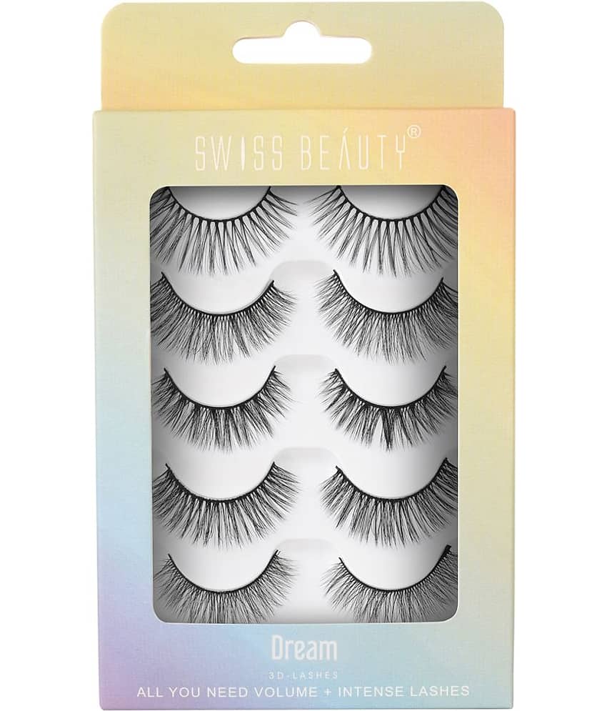 Swiss Beauty 3D-Lashes - (Dream, Set of 5) - Makeup - Eyes | Buy online on ZillyBuy