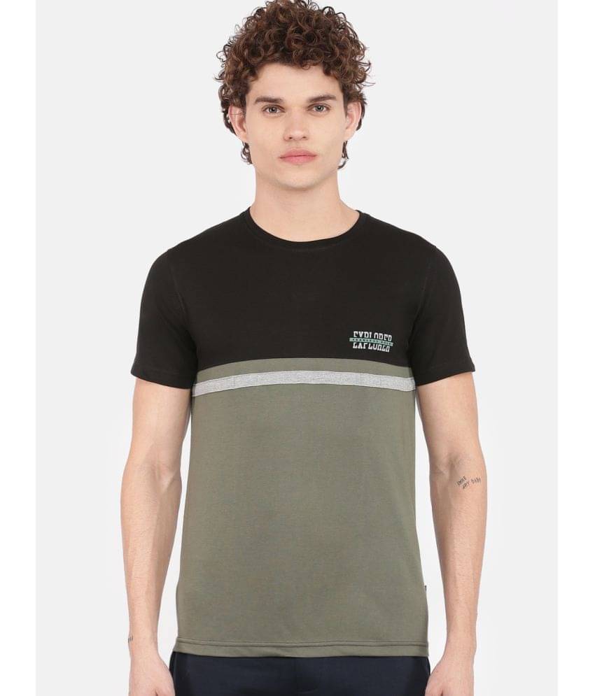 Dollar Athleisure Pack of 1 Cotton Regular Fit Men's T-Shirt ( Black ) Dollar Athleisure Pack of 1 Cotton Regular Fit Men's T-Shirt ( Black )
