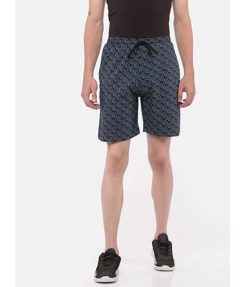 Dollar Athleisure - Blue Cotton Men's Shorts ( Pack of 1 ) - Shorts | Buy online on ZillyBuy