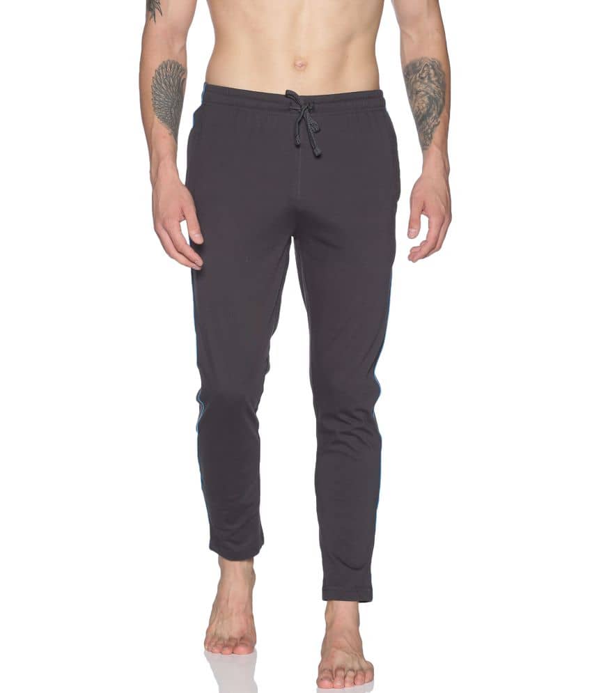 Dollar Athleisure - Grey Cotton Men's Trackpants ( Pack of 1 ) - Track Pants | Buy online on ZillyBuy