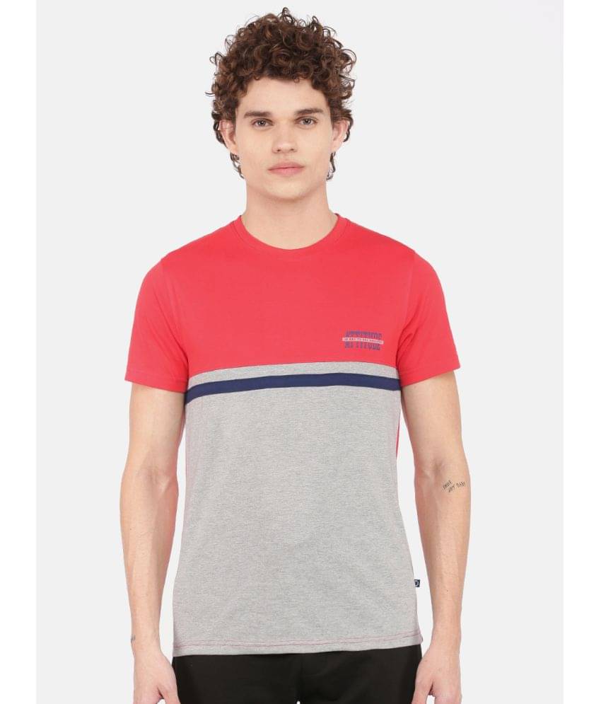 Dollar Athleisure Pack of 1 Cotton Regular Fit Men's T-Shirt ( Red ) Dollar Athleisure Pack of 1 Cotton Regular Fit Men's T-Shirt ( Red )