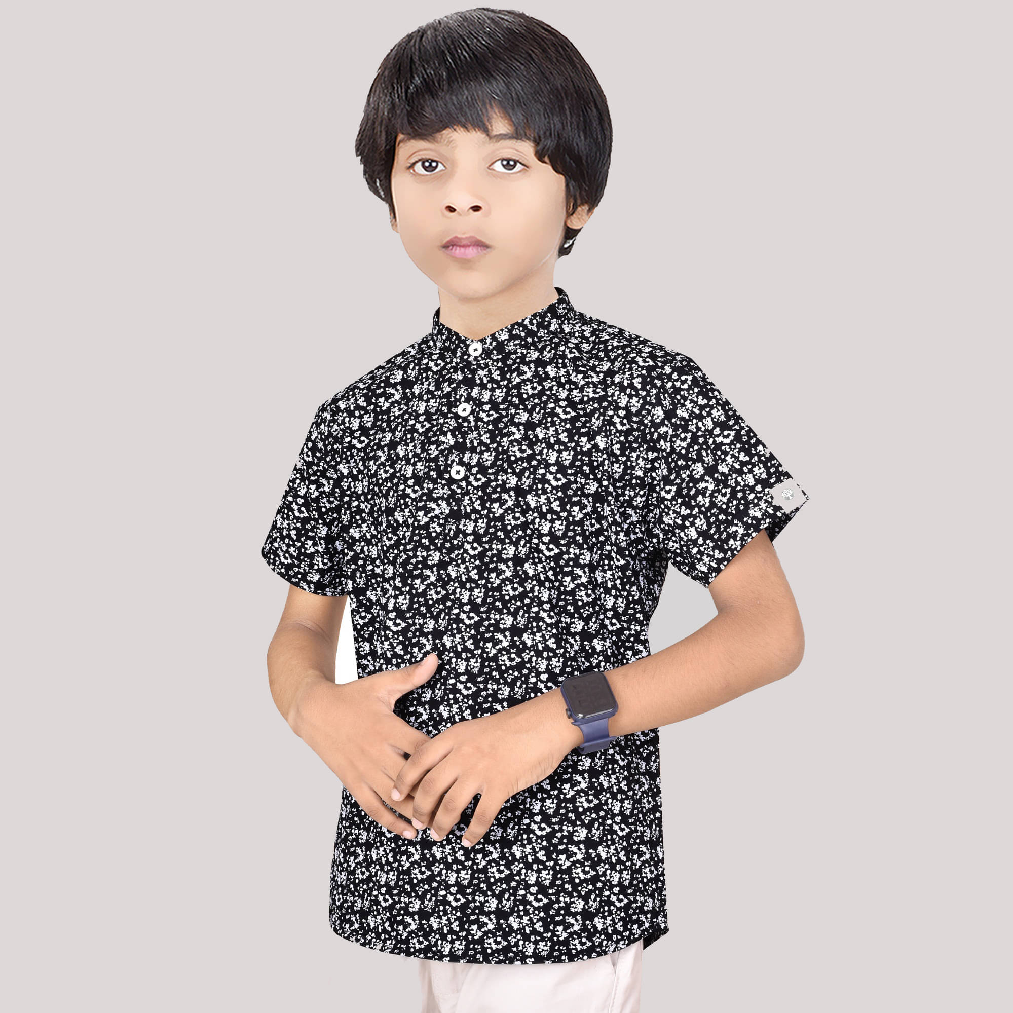     			Made In The Shade Pack of 1 Boys Cotton Kurta ( White )