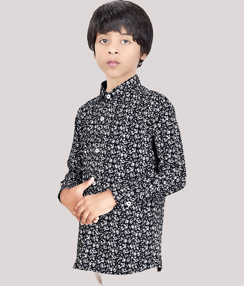 Made In The Shade Pack of 1 Boys 100% Cotton Full Sleeves Shirt ( White )