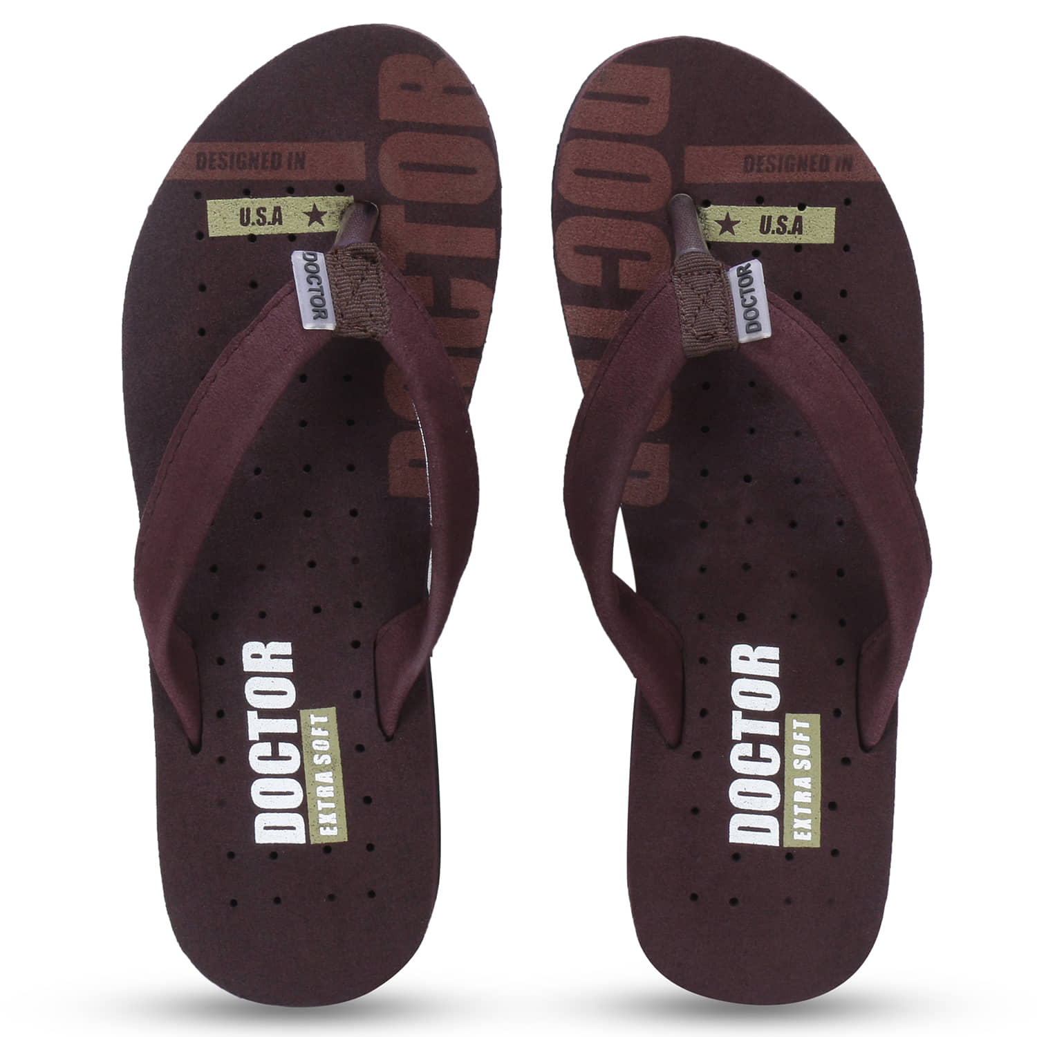 DOCTOR EXTRA SOFT - Black Women's Thong Flip Flop