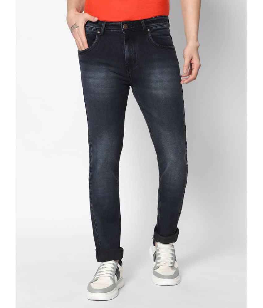 HJ HASASI - Black Cotton Regular Fit Men's Jeans ( Pack of 1 ) - Jeans | Buy online on ZillyBuy