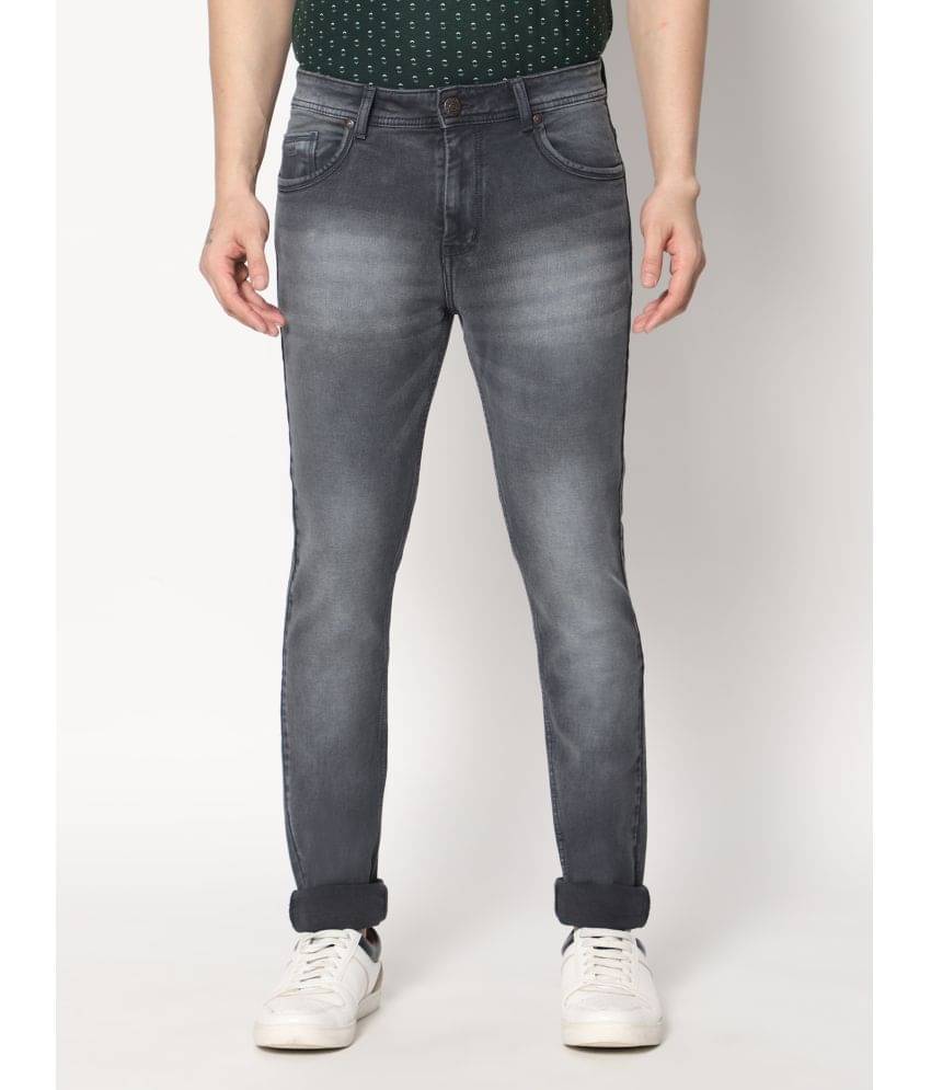     			HJ HASASI - Grey Cotton Regular Fit Men's Jeans ( Pack of 1 )