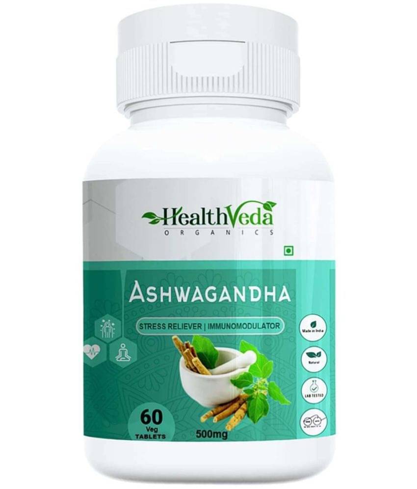 Health Veda Organics Ashwagandha Tablets for boosting Immunity & Improves Muscle Strength, 60 Veg Tablets Health Veda Organics Ashwagandha Tablets for boosting Immunity & Improves Muscle Strength, 60 Veg Tablets