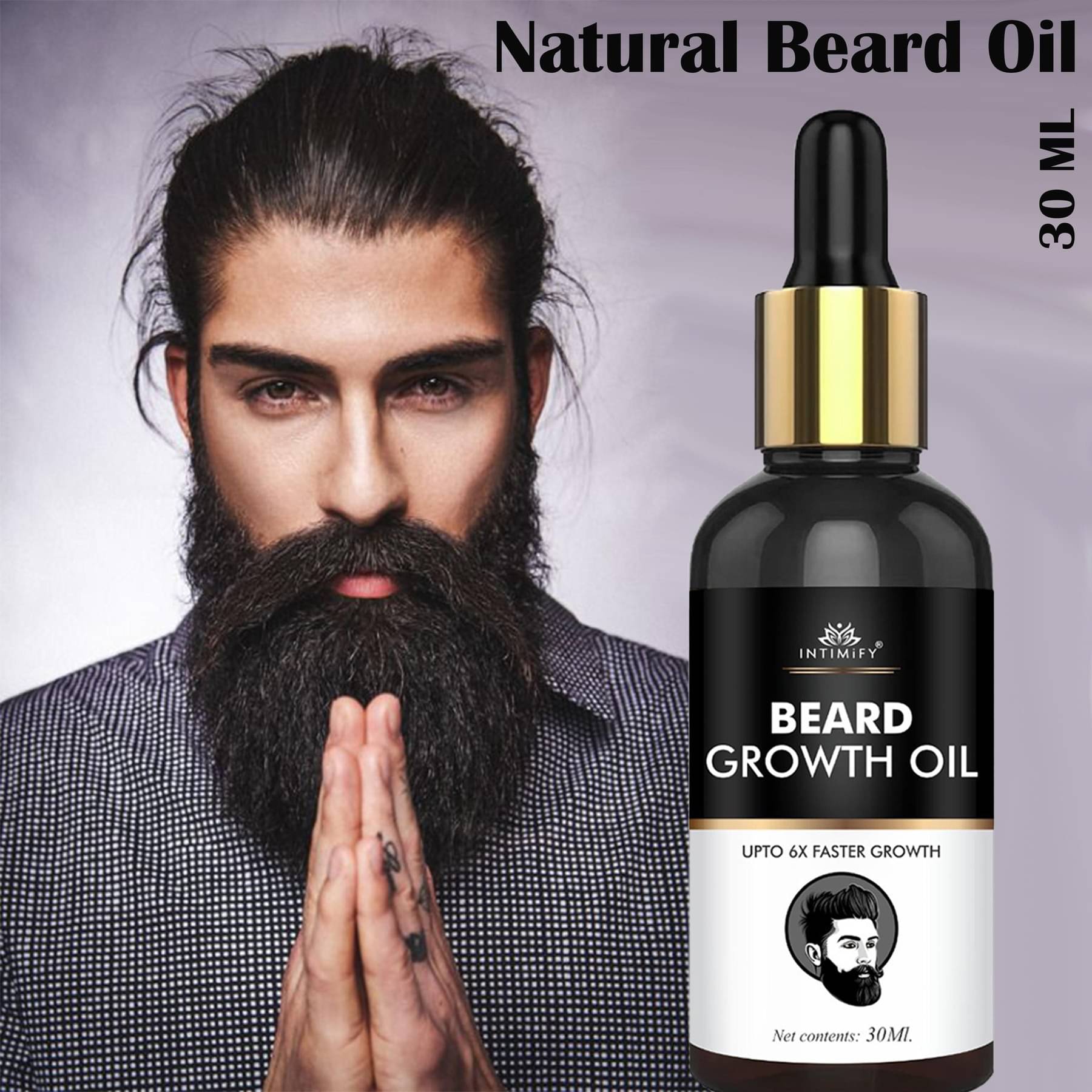 Intimify Beard Growth Oil, for hair beard oil, much beard oil, muchstac growth oil, 30 ml Intimify Beard Growth Oil, for hair beard oil, much beard oil, muchstac growth oil, 30 ml