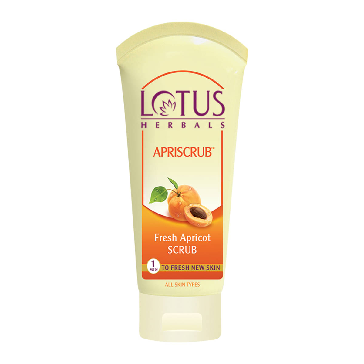    			Lotus Herbals Apriscrub Fresh Apricot Scrub , Natural Exfoliating Face Scrub , Chemical Free , 180G