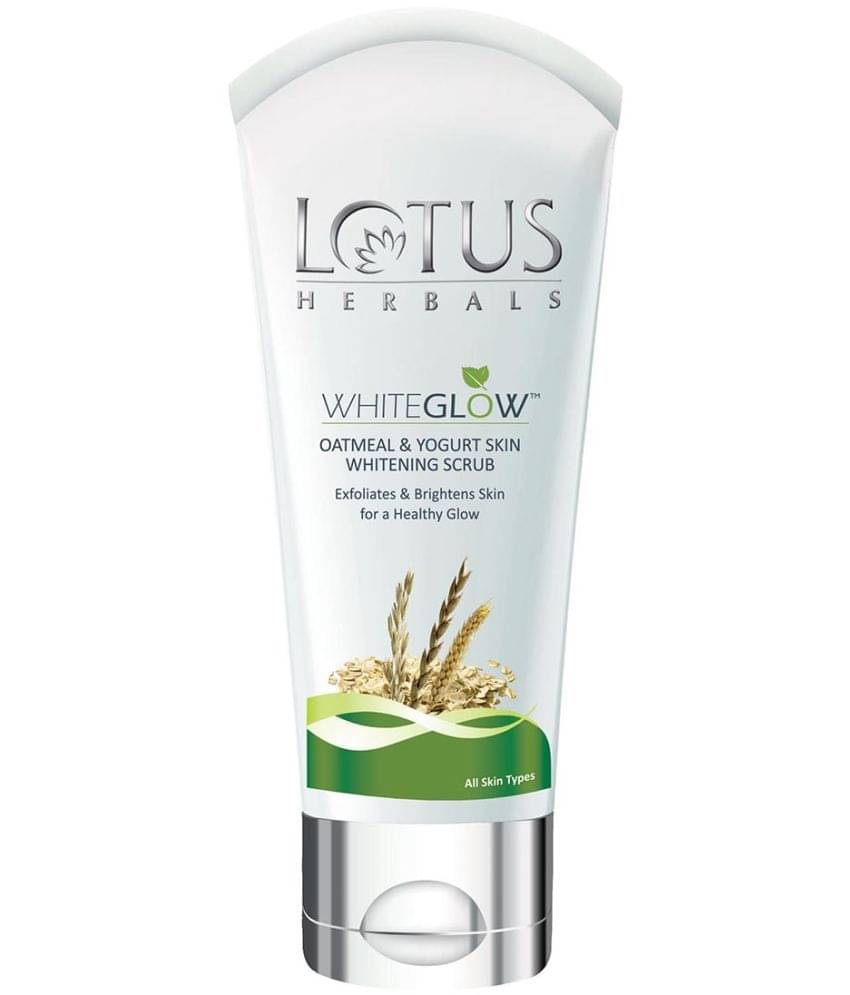     			Lotus Herbals Whiteglow Oatmeal & Yogurt Skin Whitening Scrub, 50G