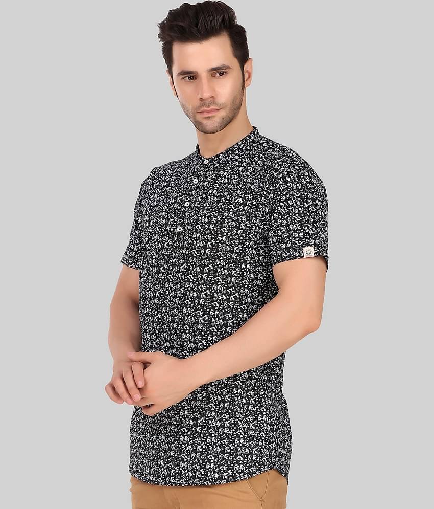 Made In The Shade - Black Cotton Men's Regular Kurta ( Pack of 1 )