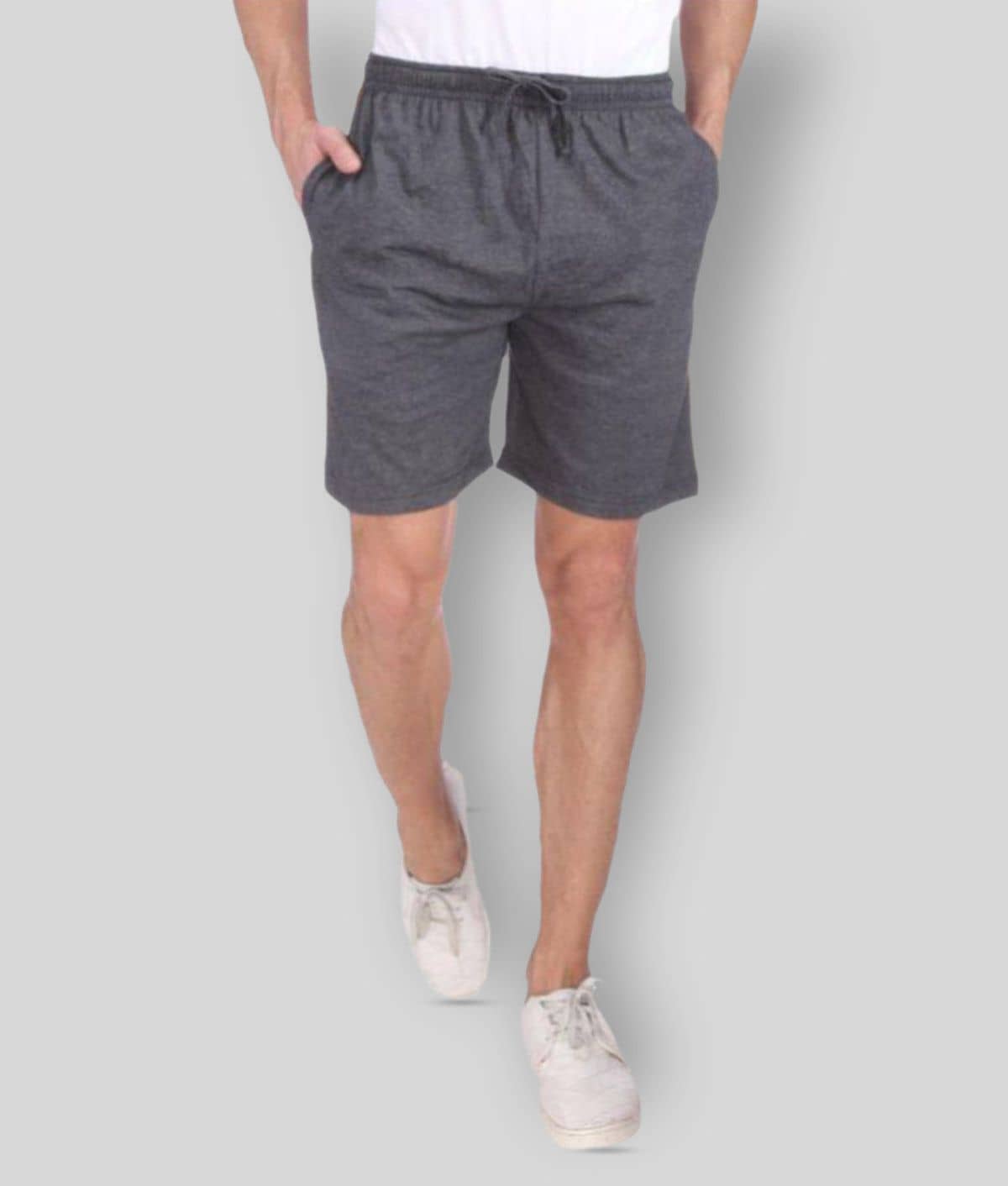 Neo Garments - Grey Cotton Men's Shorts ( Pack of 1 ) - Shorts | Buy online on ZillyBuy