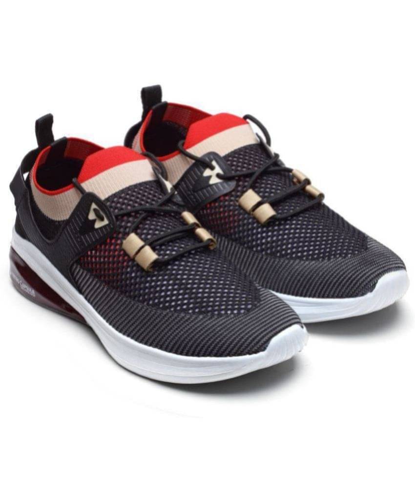 ASIAN - HATTRICK-51 Black Men's Sports Running Shoes     			ASIAN - HATTRICK-51 Black Men's Sports Running Shoes