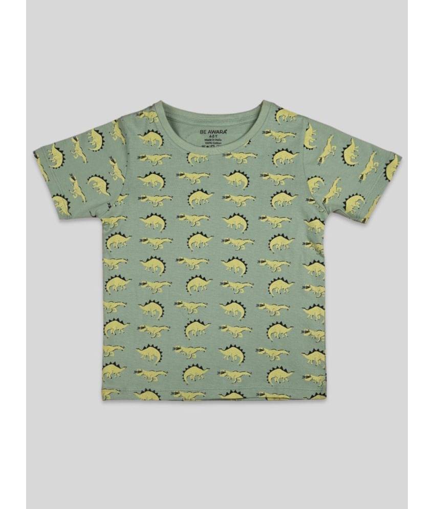     			Be Awara Pack of 1 Unisex for Baby Cotton T-Shirt ( Green )