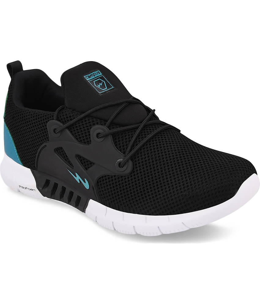 Campus - SPHERE Black Men's Sports Running Shoes