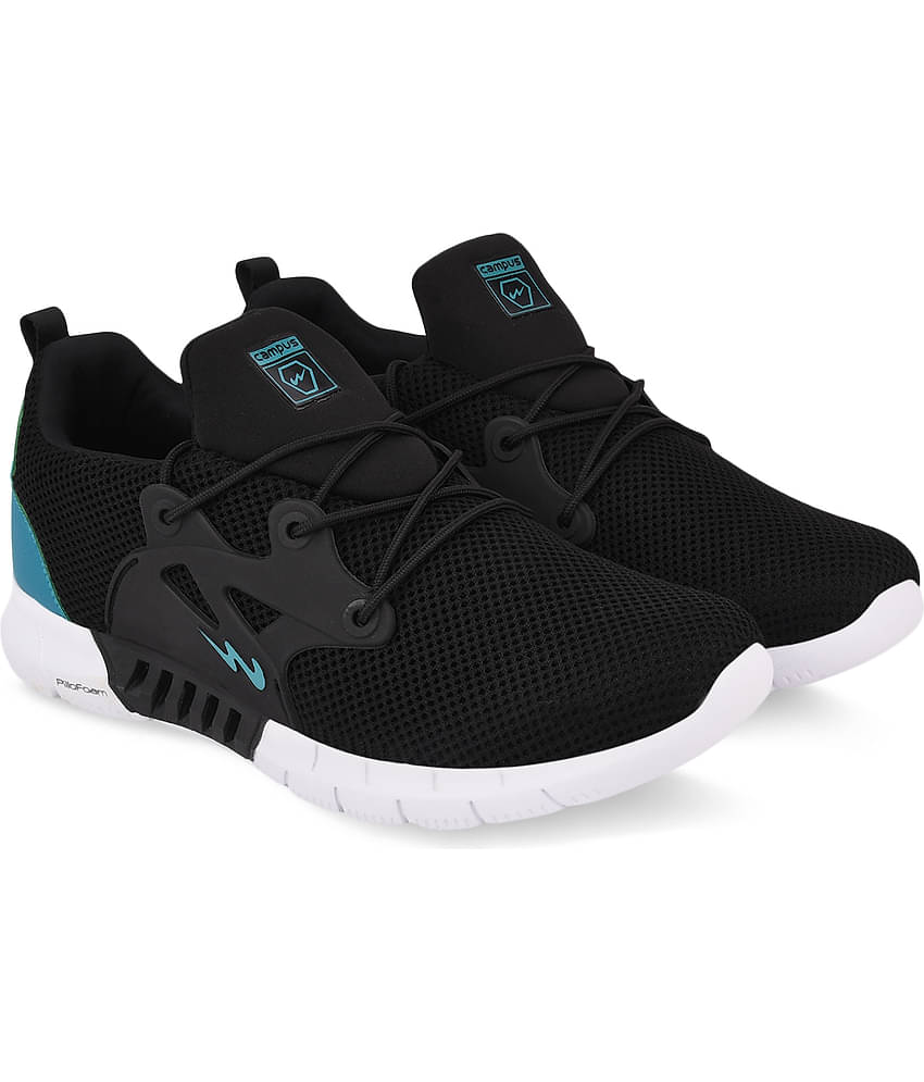 Campus - SPHERE Black Men's Sports Running Shoes