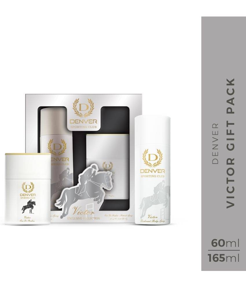     			Denver Victor (Gift Set) Deo 165Ml + Perfume 60Ml
