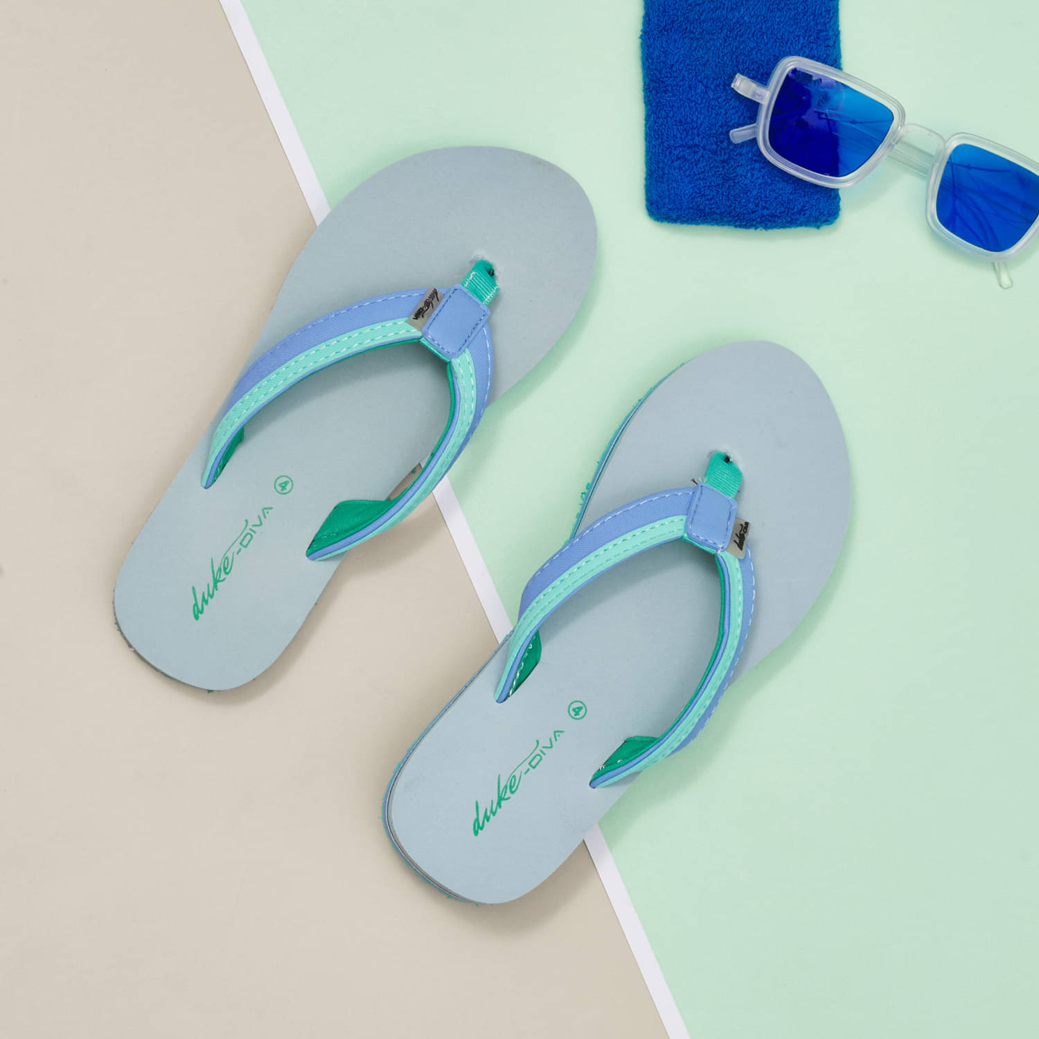     			Duke - Green Women's Slide Flip Flop