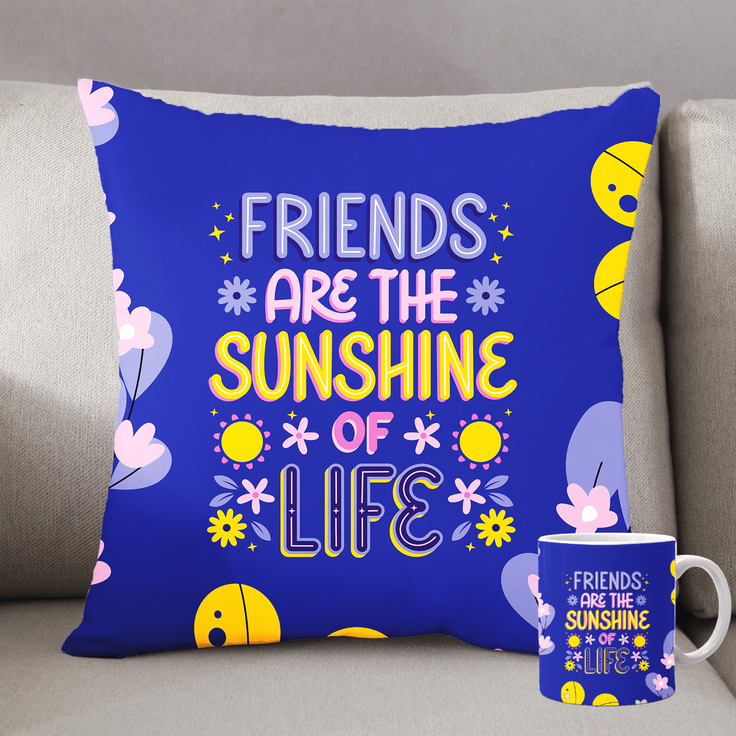 Ros - Multicolor Gifting Printed Cushion Ros - Multicolor Gifting Printed Cushion