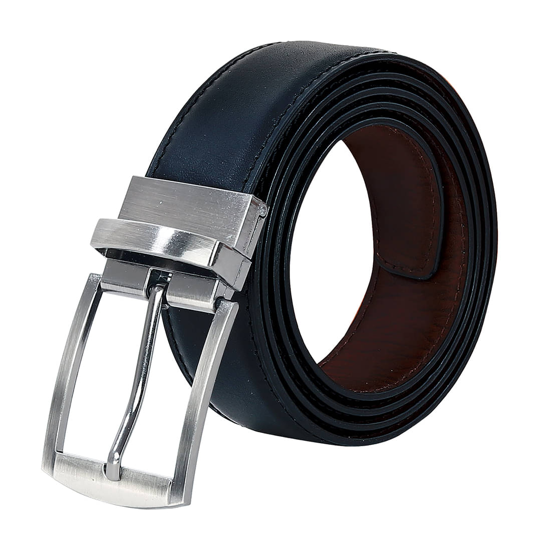     			Leather World - Synthetic Men's Reversible Belt ( Pack of 1 )