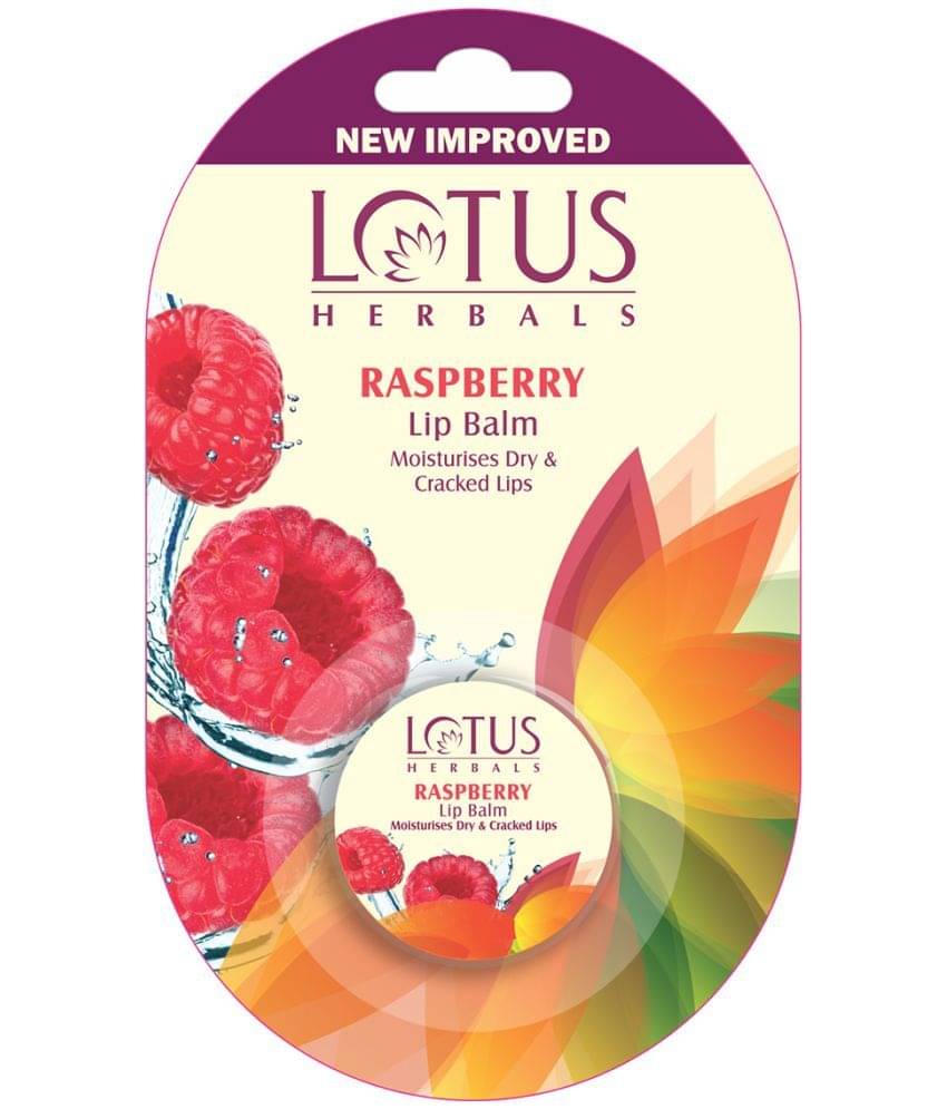 Lotus Herbals Lip Balm , Raspberry , For Dry & Cracked Lips , 5G     			Lotus Herbals Lip Balm , Raspberry , For Dry & Cracked Lips , 5G