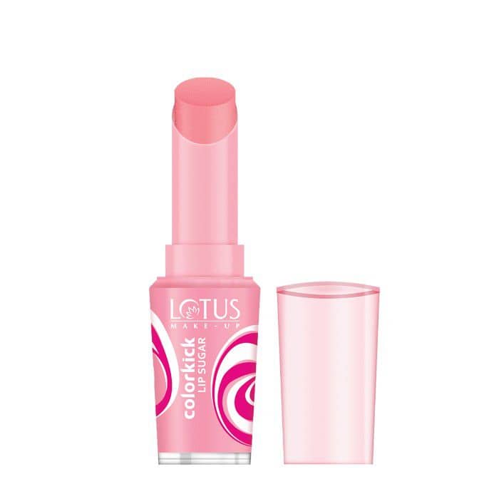 Lotus Makeup Colorkick Lip Color Shea Butter & Vitamin E Sugar Coral 3g S4 (Pack of 1)